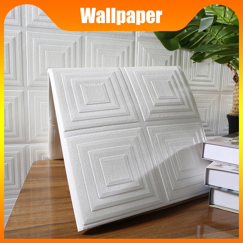 3D wall paper living room ceiling moisture-proof anti-collision decoration  bedroom wallpaper wall paper adhesive wall decor | Shopee Philippines