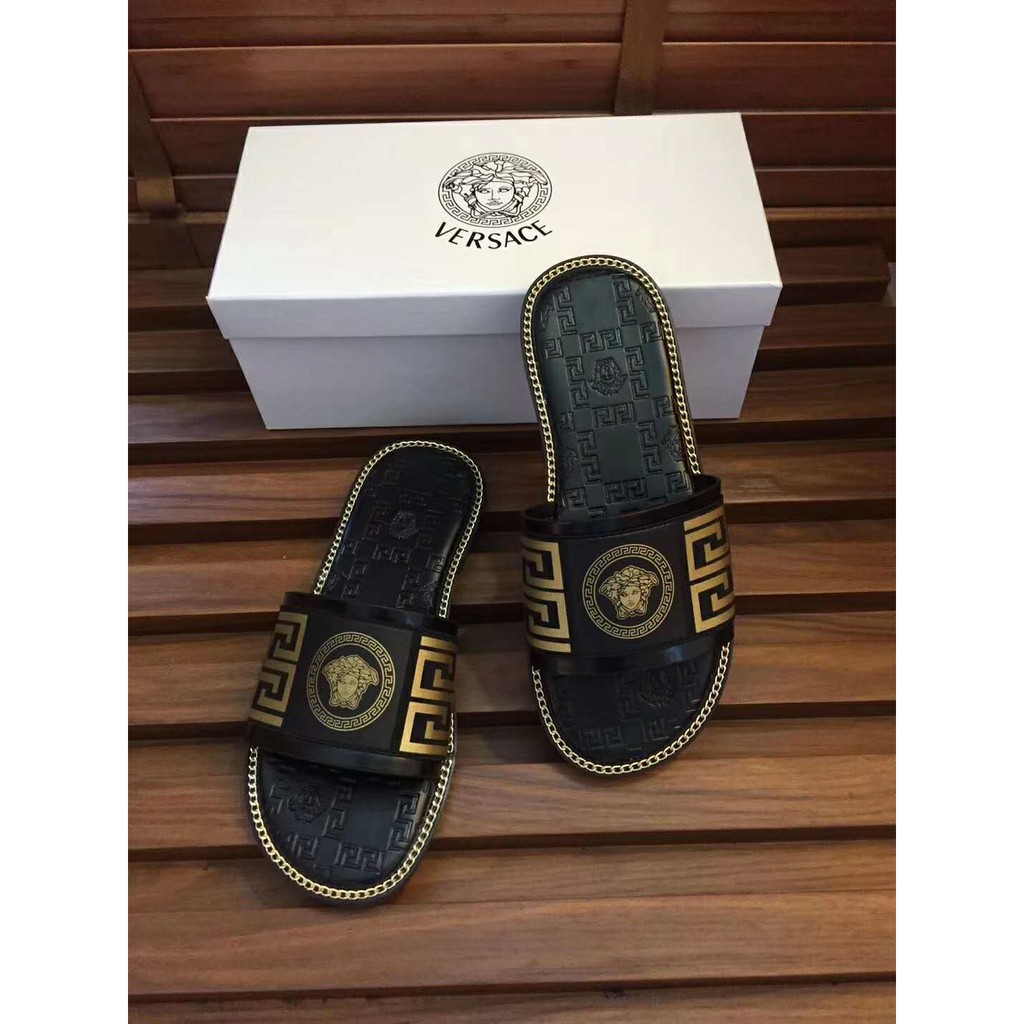 versace flip flops mens