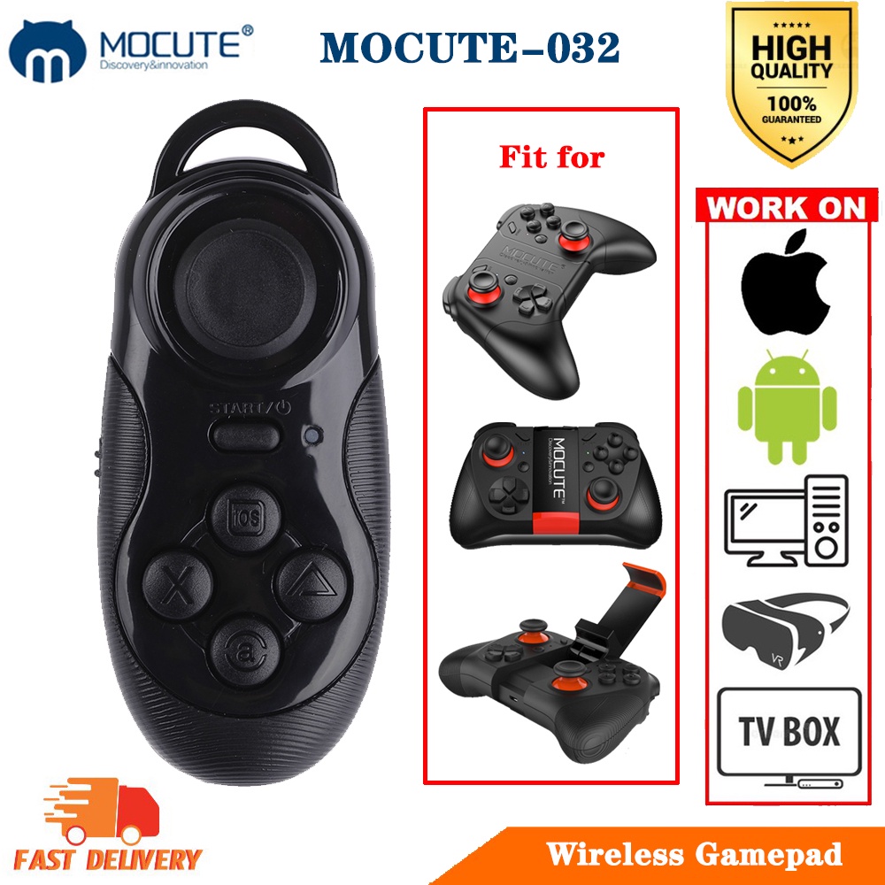 Mocute 032 Mini Bluetooth Wireless Gamepad Vr Remote Selfie E Book Controller For Iso Android Shopee Philippines