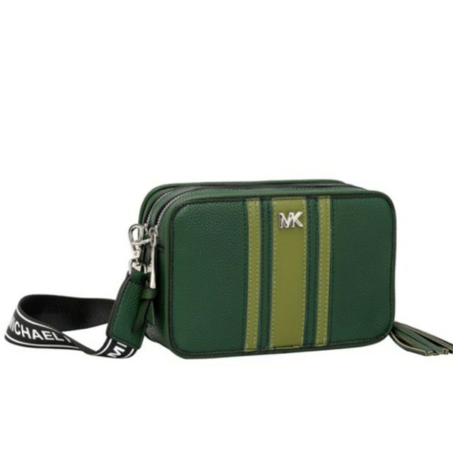green camera bag