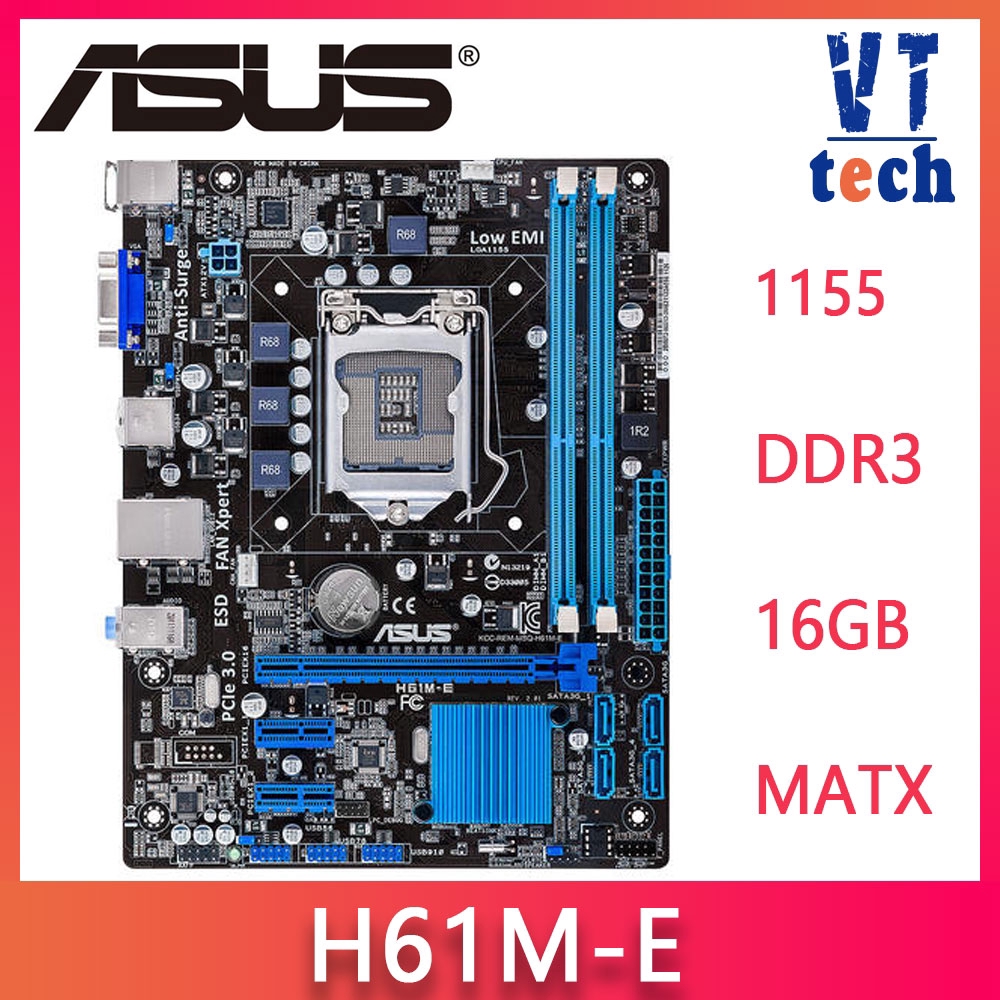 Замена материнской платы asus h61m k