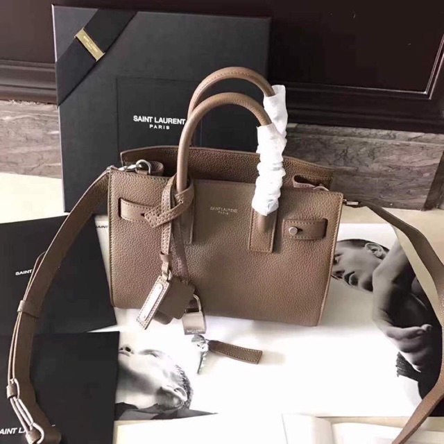 tan ysl bag