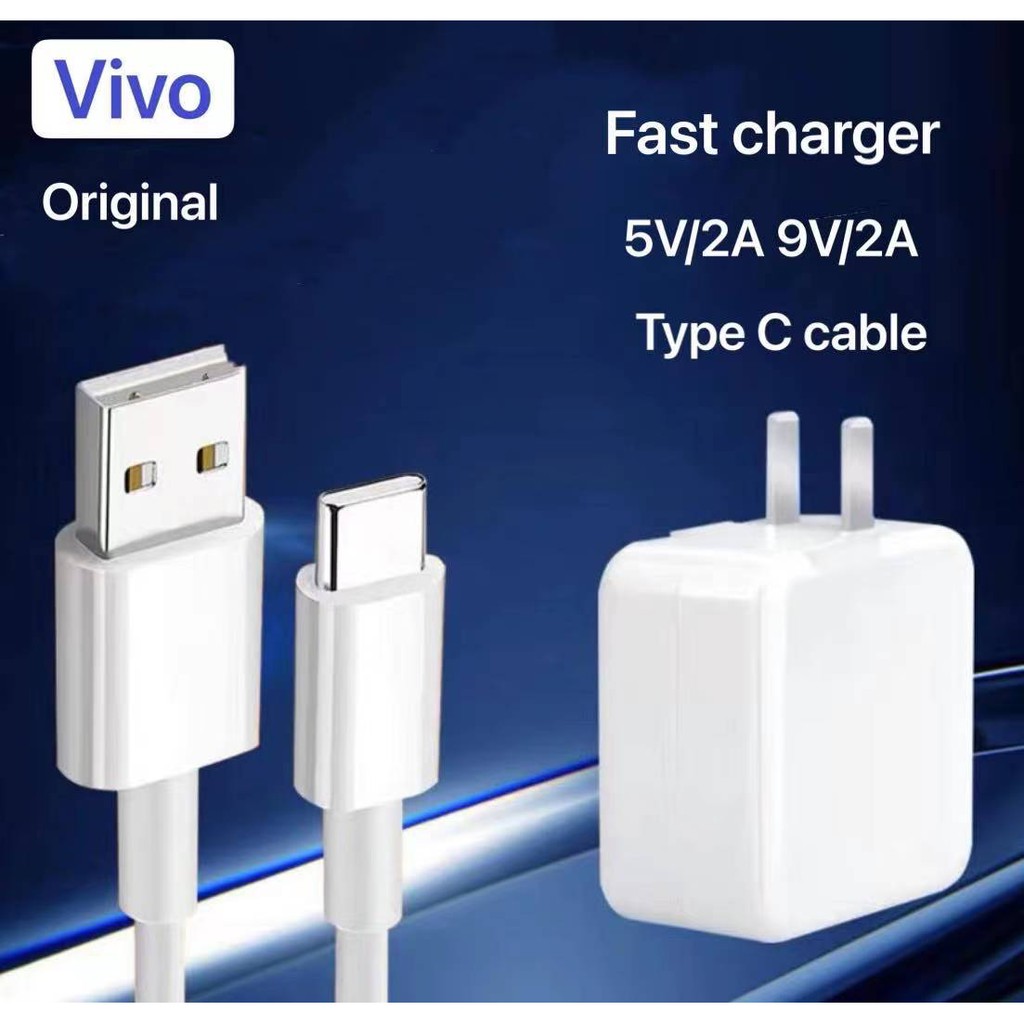 Vivo 5V 2A 9V 2A Original Quick Wall Fast Charger Flash Micro Type C ...