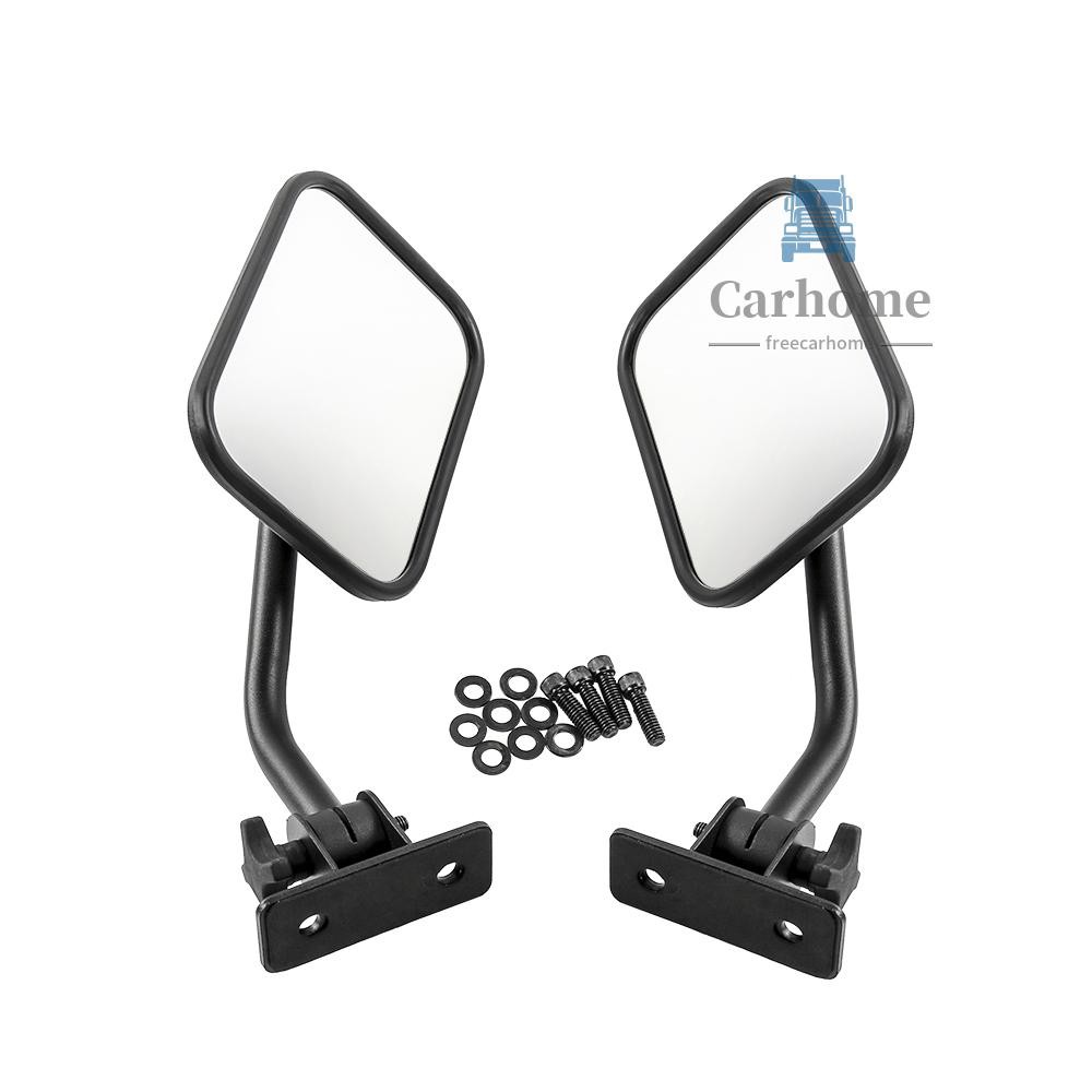 FCH Side View Mirrors Door Off Mirror Rectangular Mirrors 4x4 Off-road  Mirror Quick Release Fit for Jeep Wrangler | Shopee Philippines