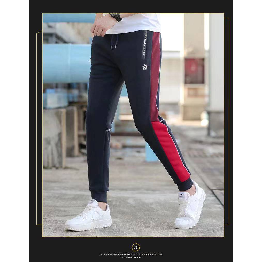 stretchable track pants