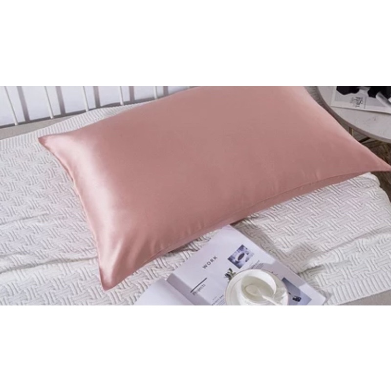 Silk satin pillowcase queen size and standard size on hand ready to