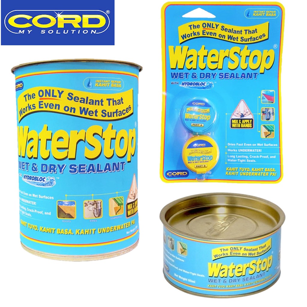 Cord WaterStop Wet & Dry Sealant Two Component Waterproofing Sealant