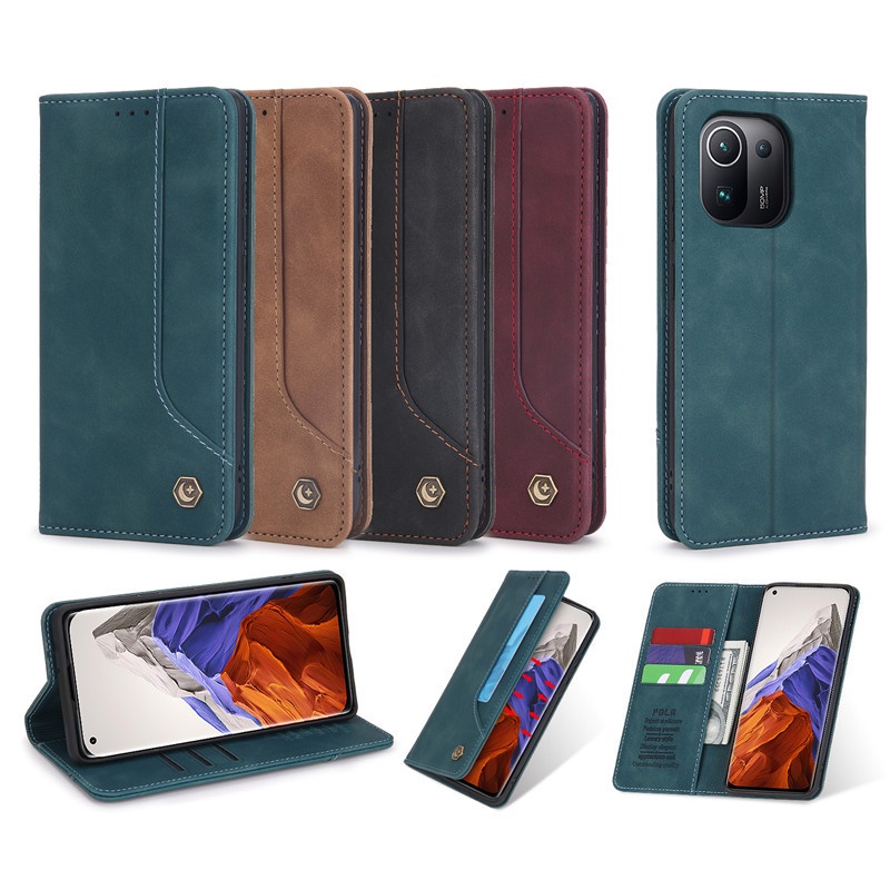ZONNAVI Flip Hülle Für Xiaomi Redmi Note 10 5G / 10T – PU Leder Mit Magnetverschluss, 3 Kartenfächern & Ständerfunktion