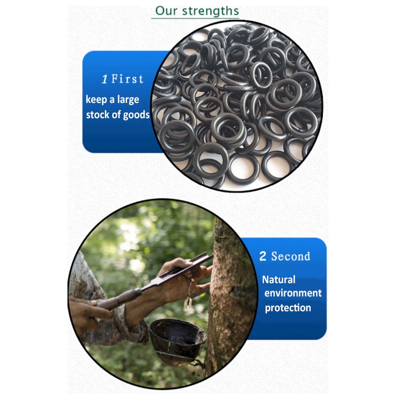 200PCS Rubber O-Ring Nitrile Rubber Gasket Ring Faucet Insulation Sealing Ring