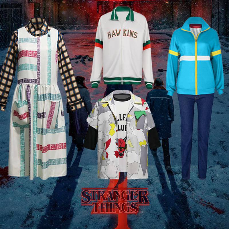 Jason Stranger Things Cosplay Long Sleeve Jacket Shirt Costume Set Movie Cos Uniform Suit 1427