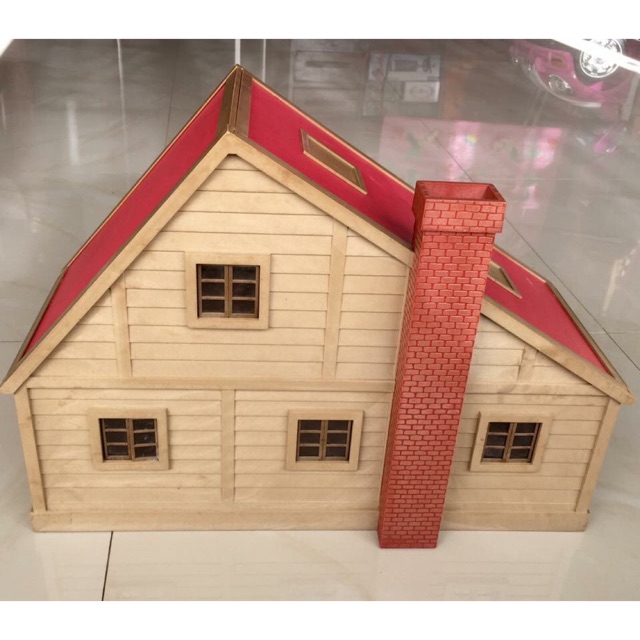 sylvanian families log cabin best price
