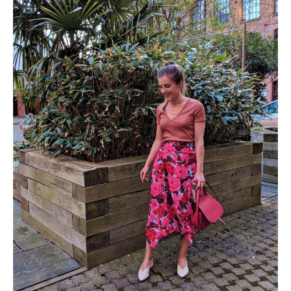 zara floral midi