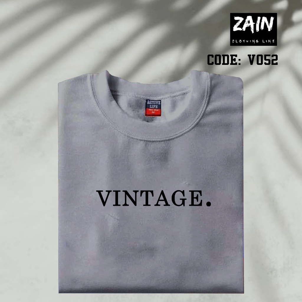 V052 Vintage T-Shirt Graphic Unisex Cotton Shirt Tees Aesthetic Minimalist Streetwear Statement