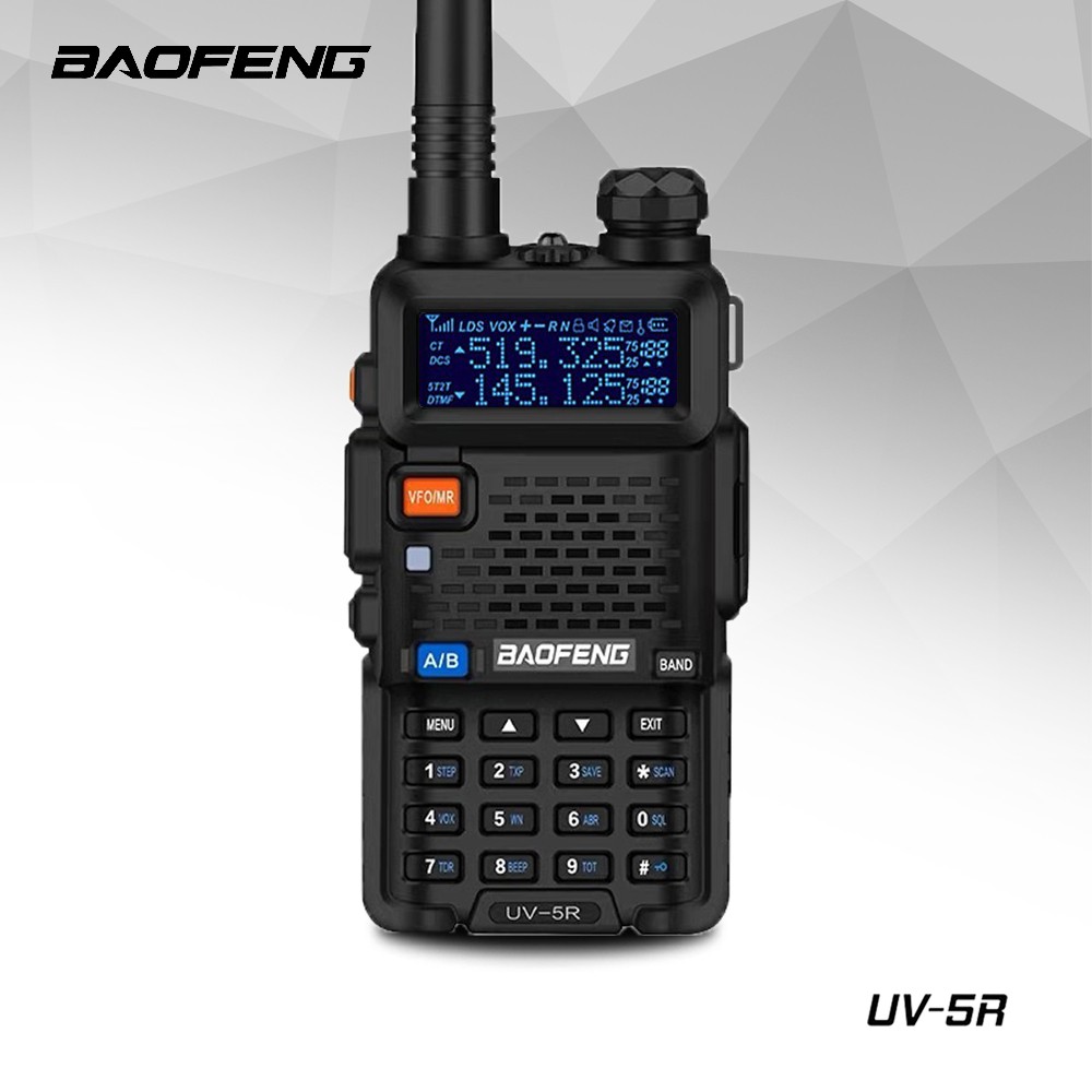 Baofeng UV5R VHF/UHF Dual Band TwoWay Radio (Black) Shopee Philippines