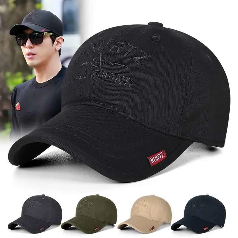 New letter A KURTZ Embroidery baseball hat men women Korean version of ...