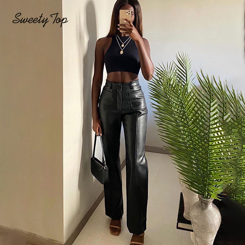 leather pants womens sale