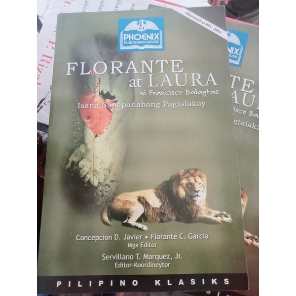 Florante At Laura Ni Francisco Balagtas Shopee Philippines