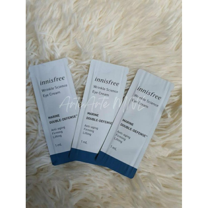 Innisfree Wrinkle Science Eye Cream Marine DoubleDefense 1ml (Sampler