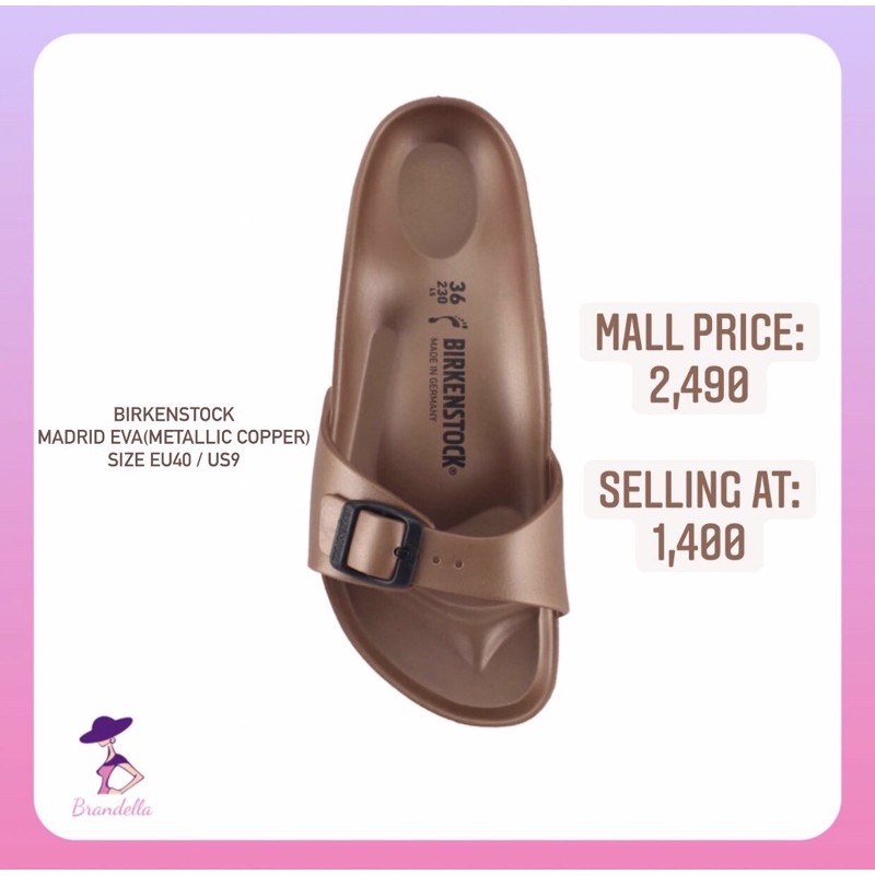 birkenstock madrid eva bronze