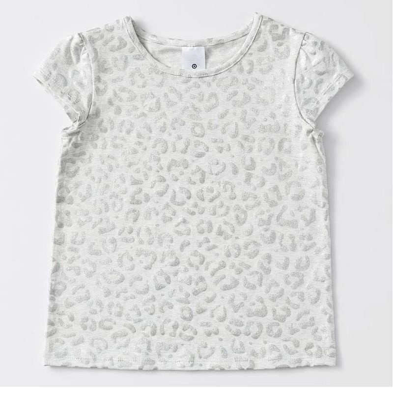 Silver Leopard Kids T-Shirt | Shopee Philippines