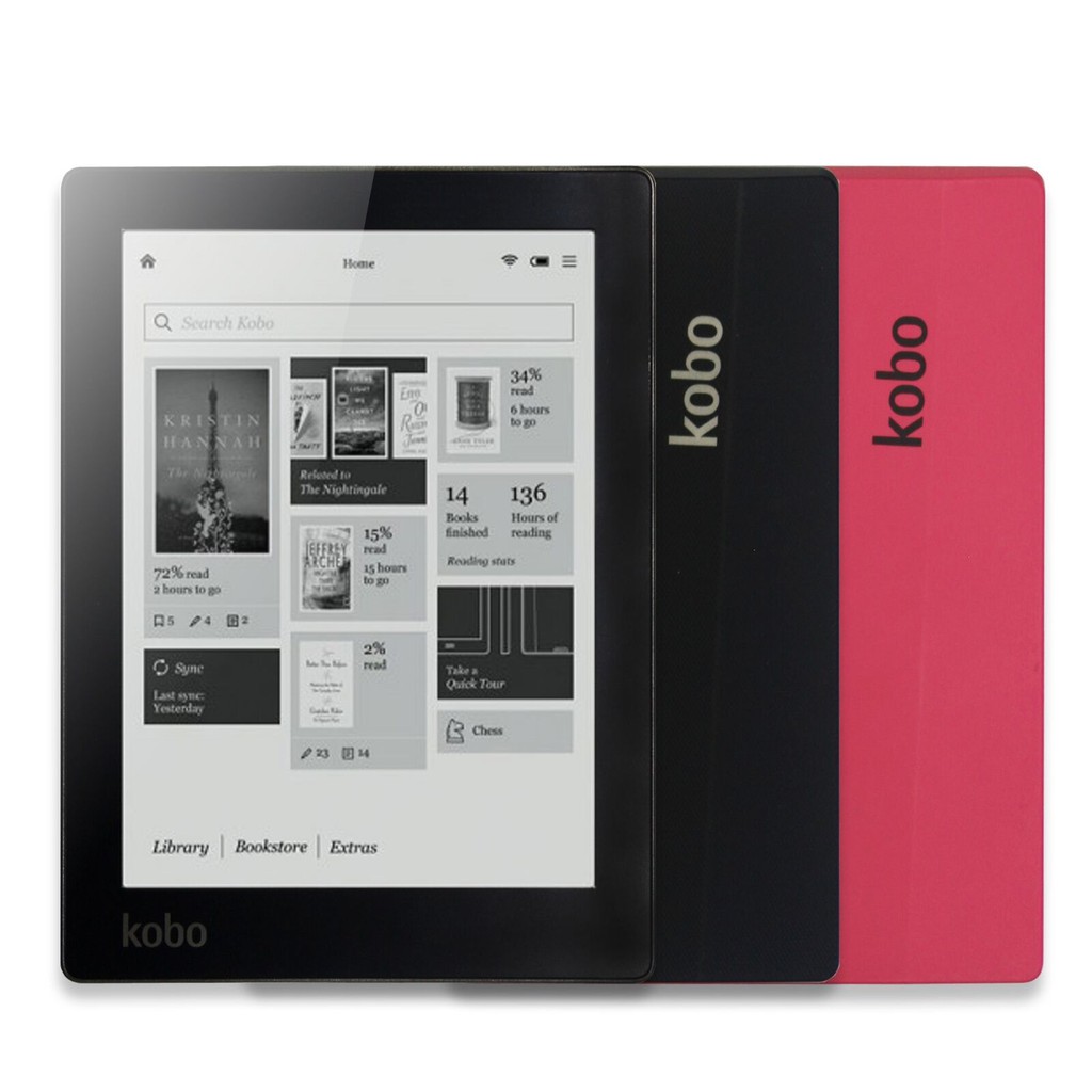 Signaal Sobriquette toernooi Kobo Aura Digital eBook Reader 4 GB 6 inch Screen With Touchscreen  Backlight Ebook E-reader (Black/Pink) | Shopee Philippines