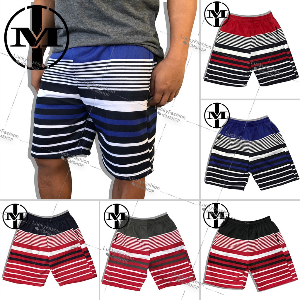URBAN 1905 Casual Drawstring Garterized Cotton Jogger Shorts for Men
