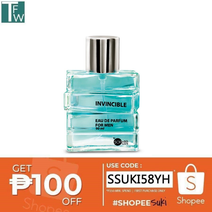 Men Invincible Perfume 90ml by Sophie | Shopee Philippines