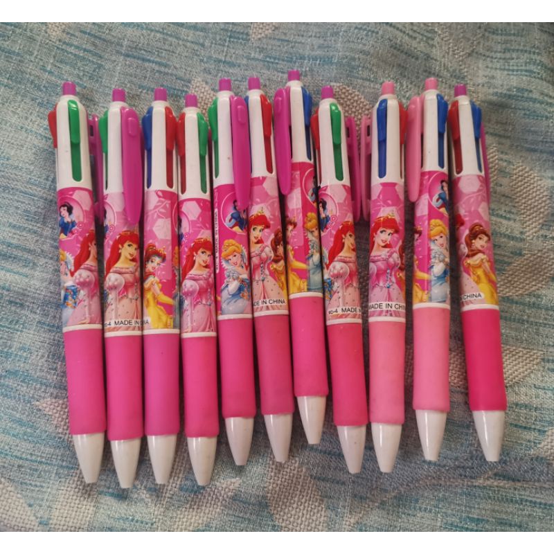 Disney Princess Princesses Retractable Ballpen Pen 4in1 color colored ...