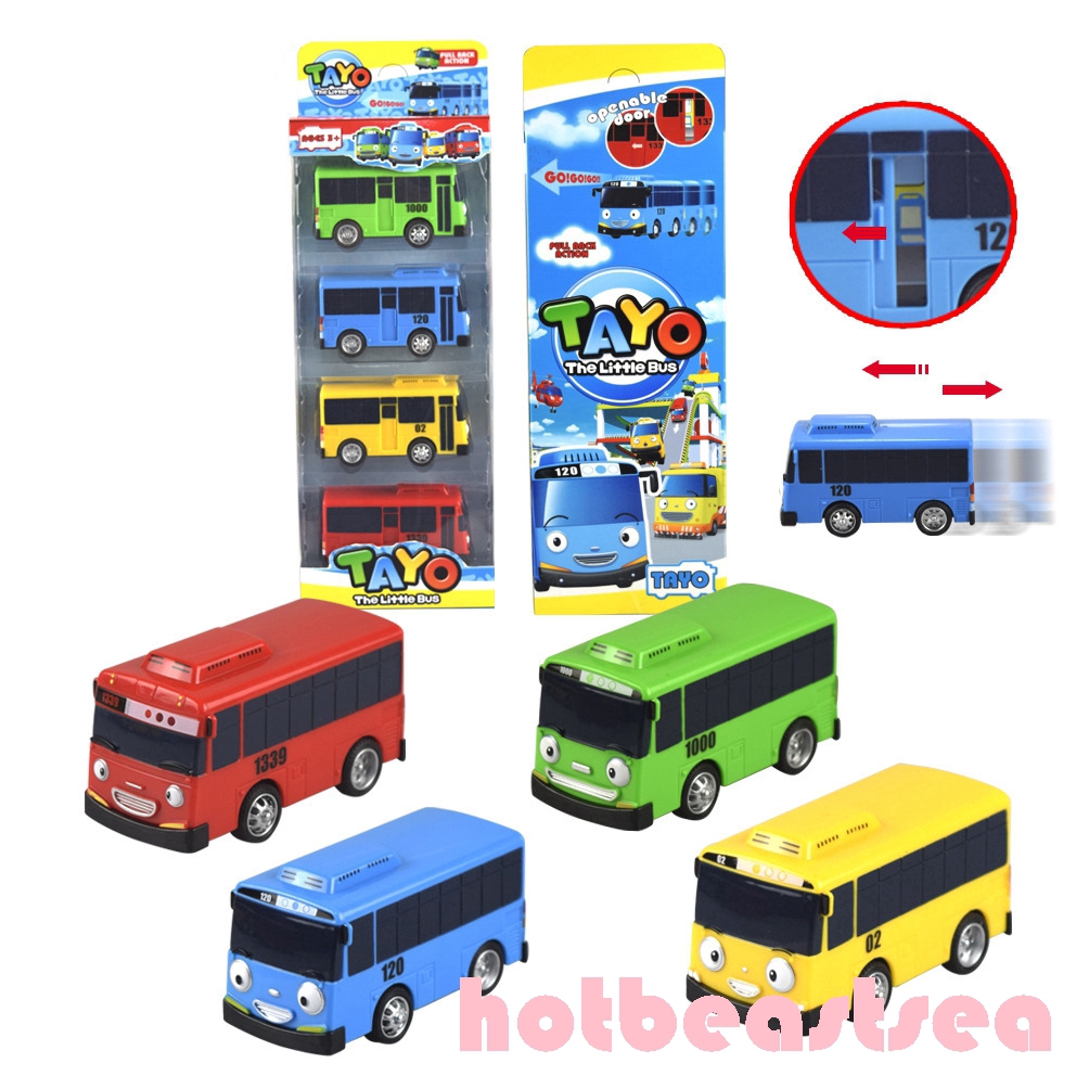 Tayo Bus Push Go 2004 Mainan  Anak  Laki  Mobil Vehicle Toy 