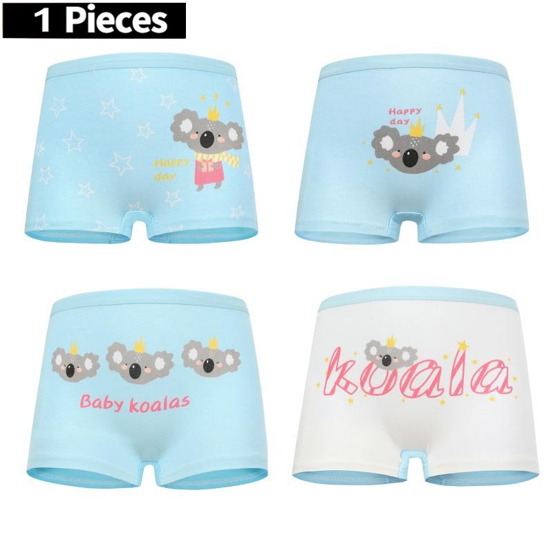 【1 Pcs In Set】cute Cartoon Girl Panties Soft Cotton Breathable Fit For