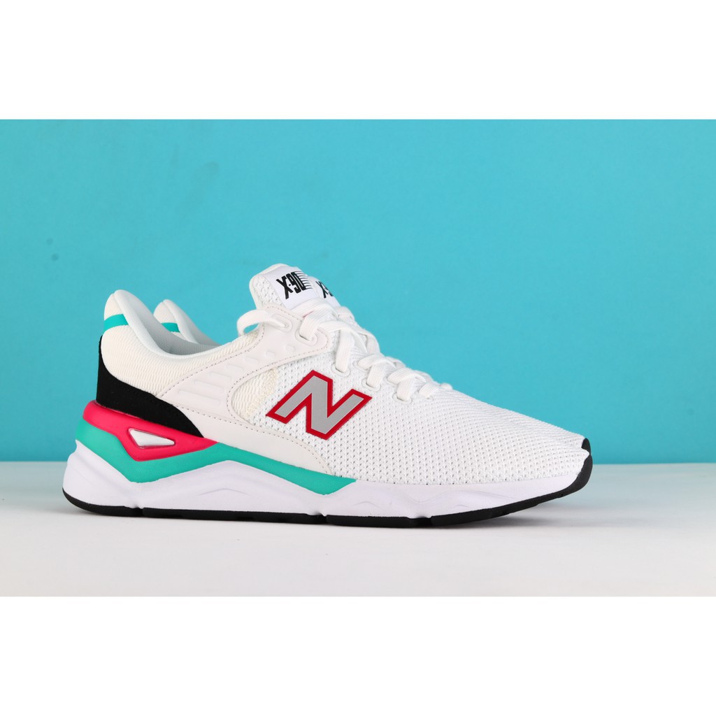 new balance x90 white teal