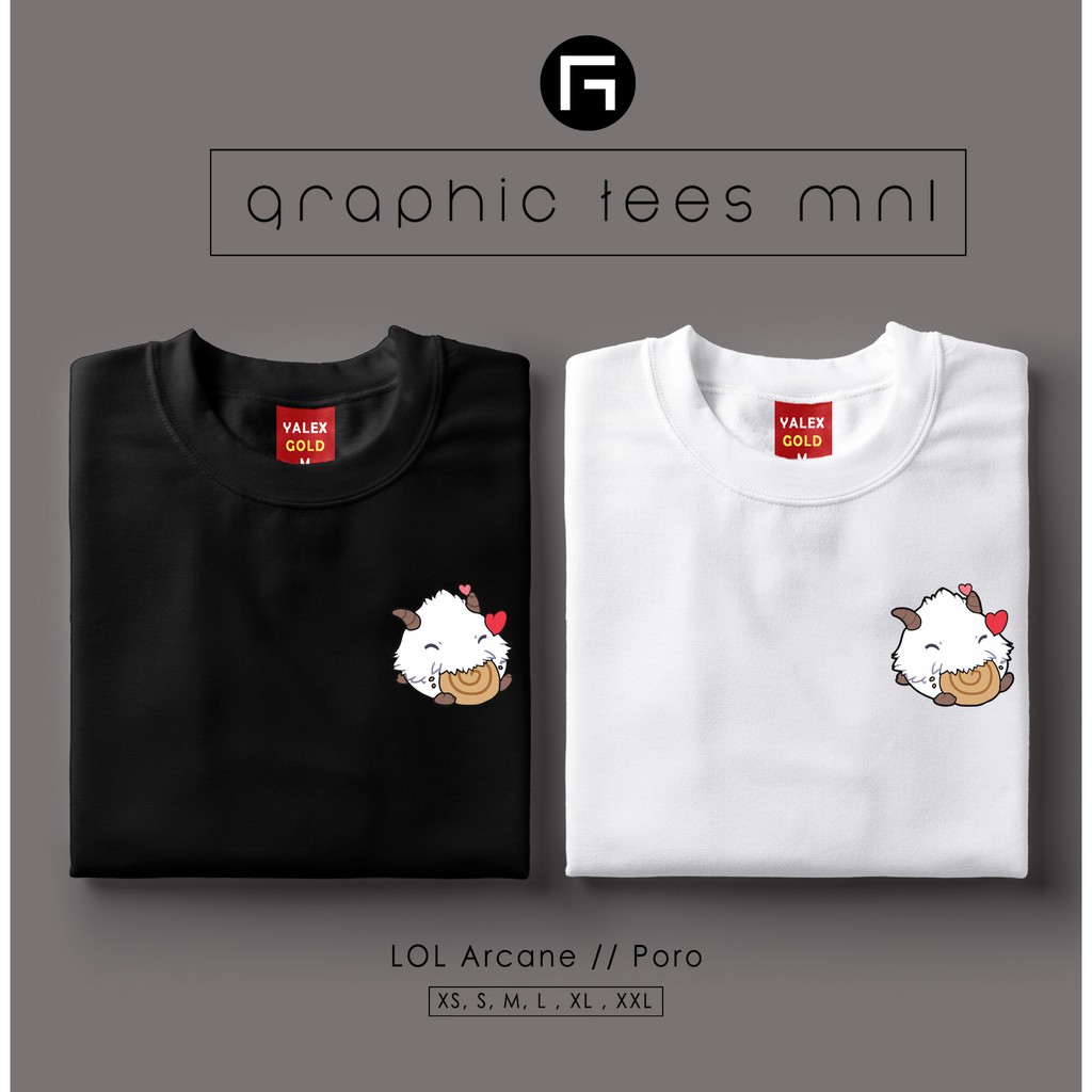 Graphic Tees MNL - GTM League of Legends LOL Arcane 413 Poro Cookie Vector Customized Unisex Shirt