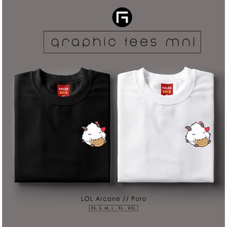 Graphic Tees MNL - GTM League of Legends LOL Arcane 413 Poro Cookie Vector Customized Unisex Shirt #1
