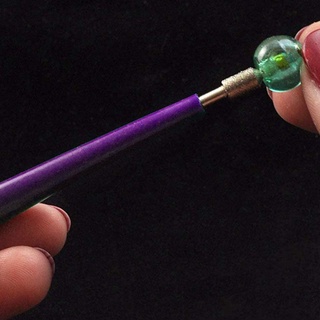 5PCS Bead Reamer Set Diamond Tipped Bead Reamer Beading Hole Enlarger Tool for Glass Plastic Metal Wood Beads #6