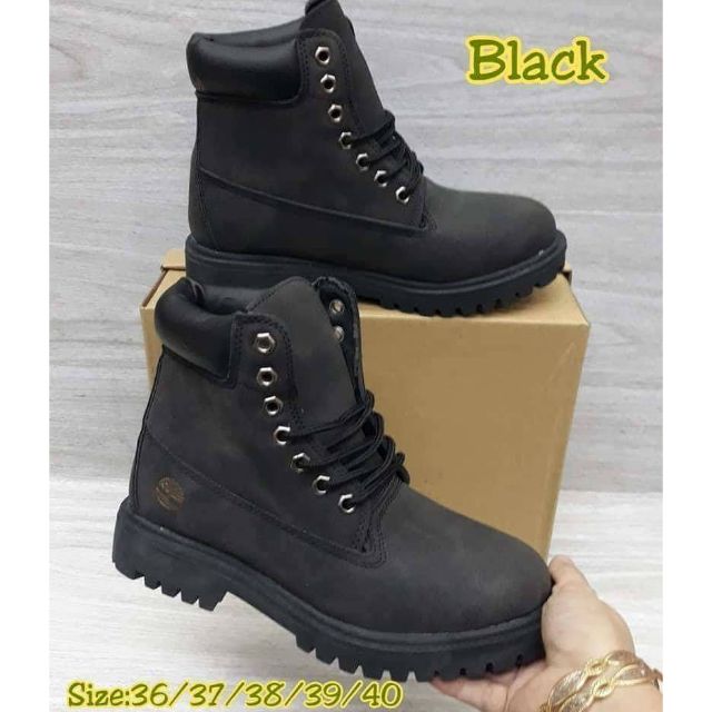 ladies black timberlands