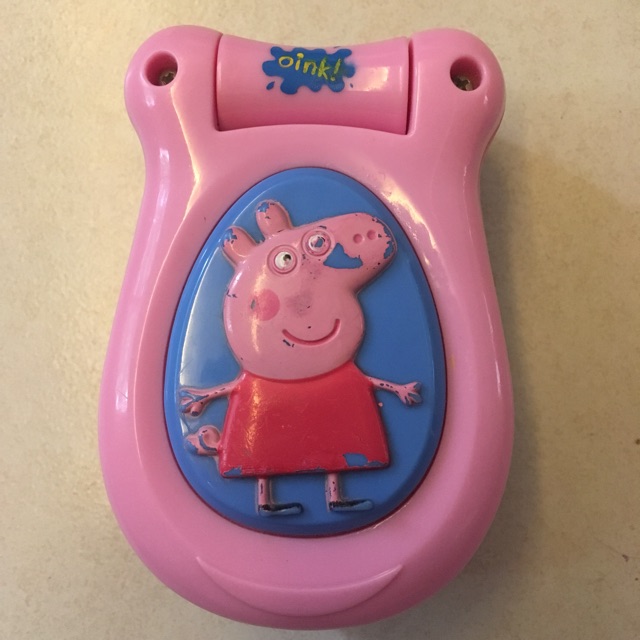 peppa pig flip phone