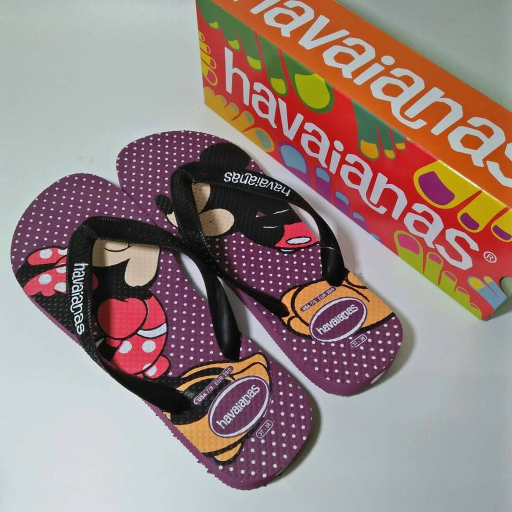 havaianas minnie mouse