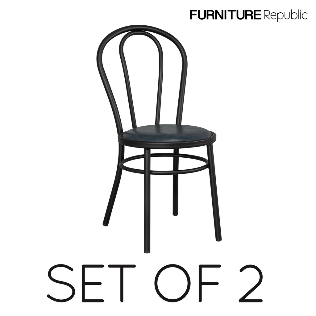 Furniture Republic Industrial Dining Chair 301819 (Set of 2) Shopee