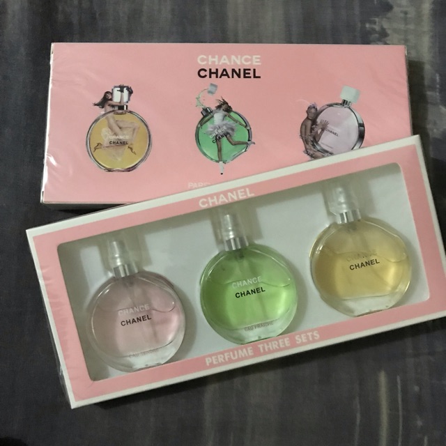 chanel chance perfume set