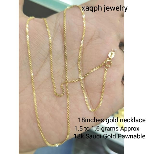 6 gram gold store necklace price