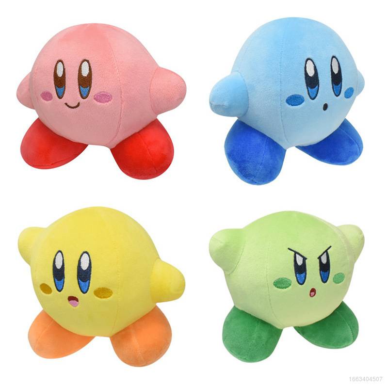 TOP Kirby The Amazing Mirror Plush Toys Pink Yellow Blue Green Kirby ...