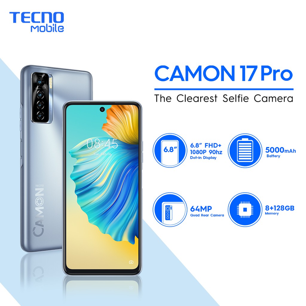 Tecno Camon 17 PRO (8GB + 128GB) | Shopee Philippines