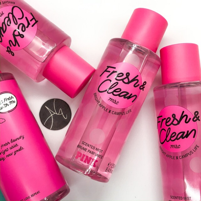 Authentic Victoria's Secret Pink FRESH & CLEAN Body 250ml | Shopee Philippines