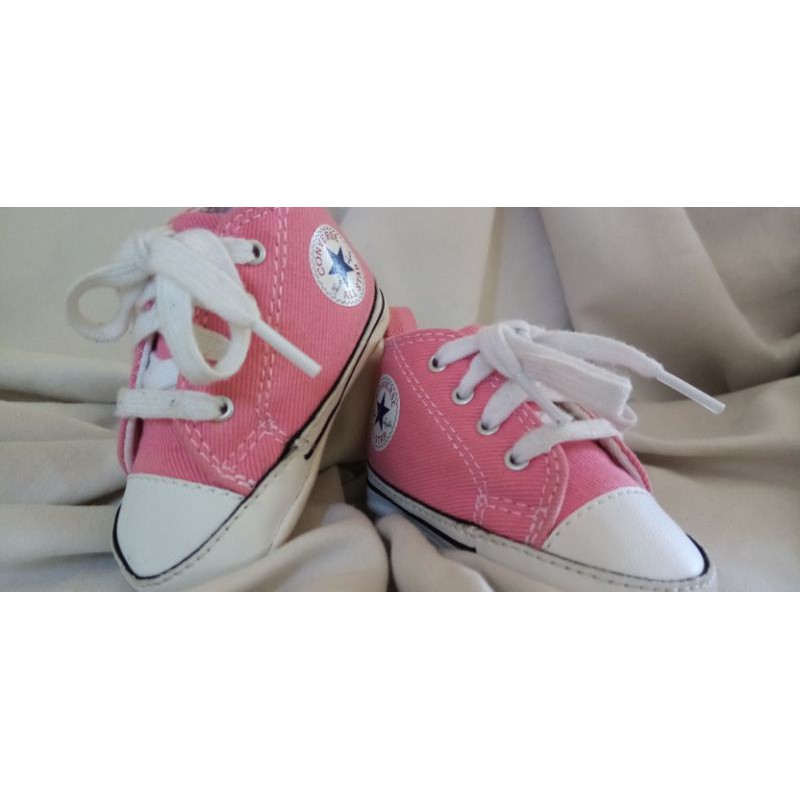 baby pink chuck taylors