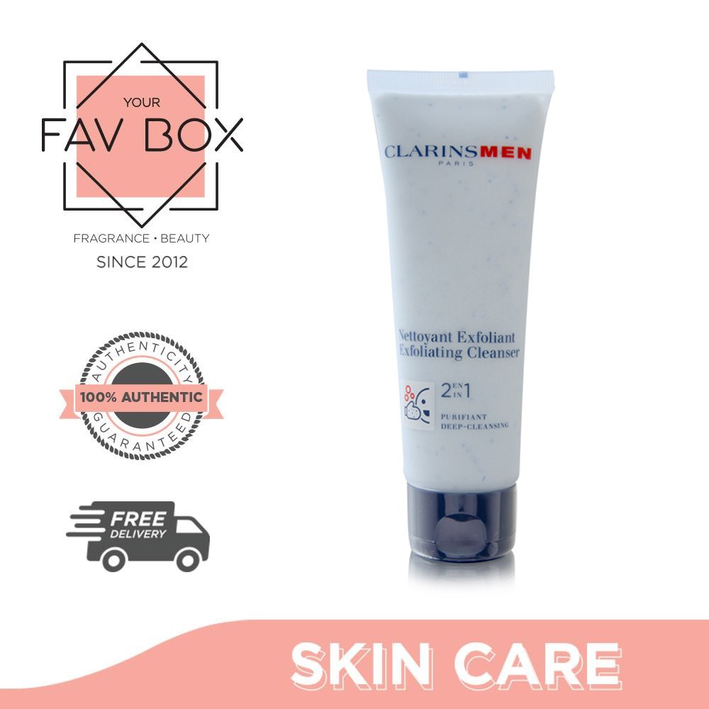 clarins clarinsmen exfoliating cleanser