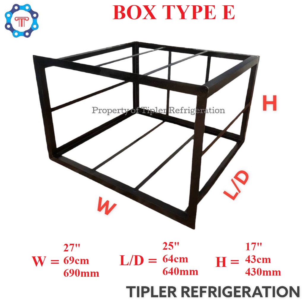 Window Type Aircon Bracket Cage Box Type E (0.5hp to 2.5hp) Shopee