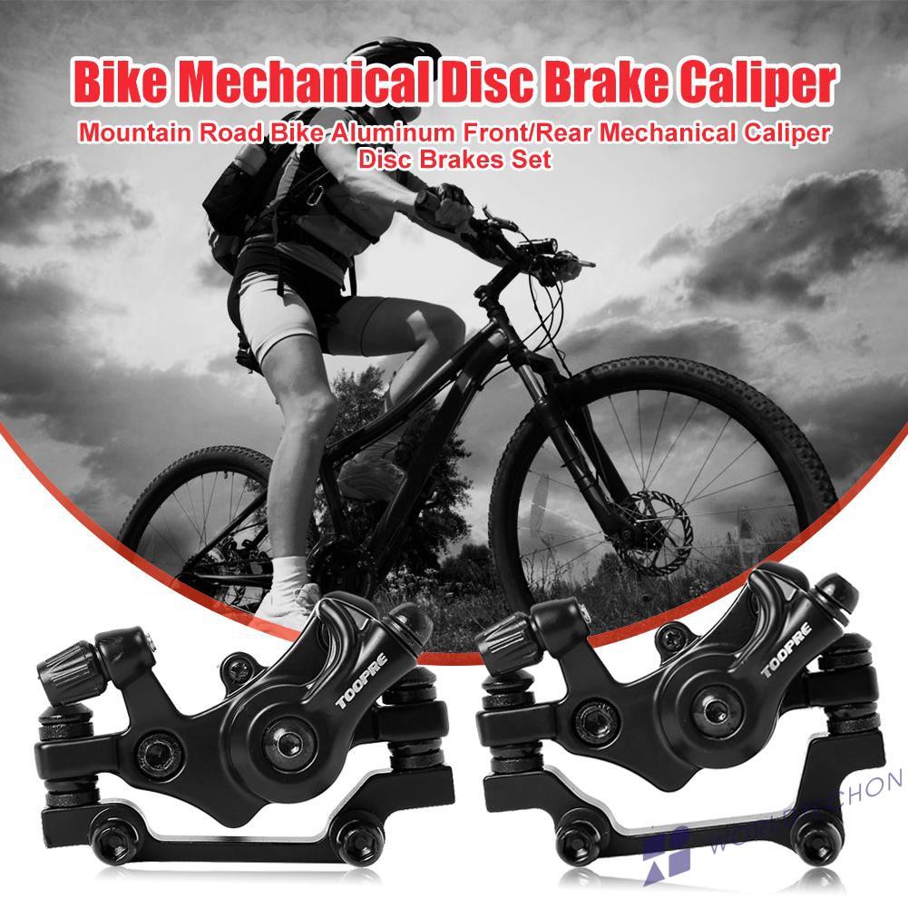 Bike Disc Brakes Front Rear Mechanical Caliper Road Mountain Bicycle Cycling