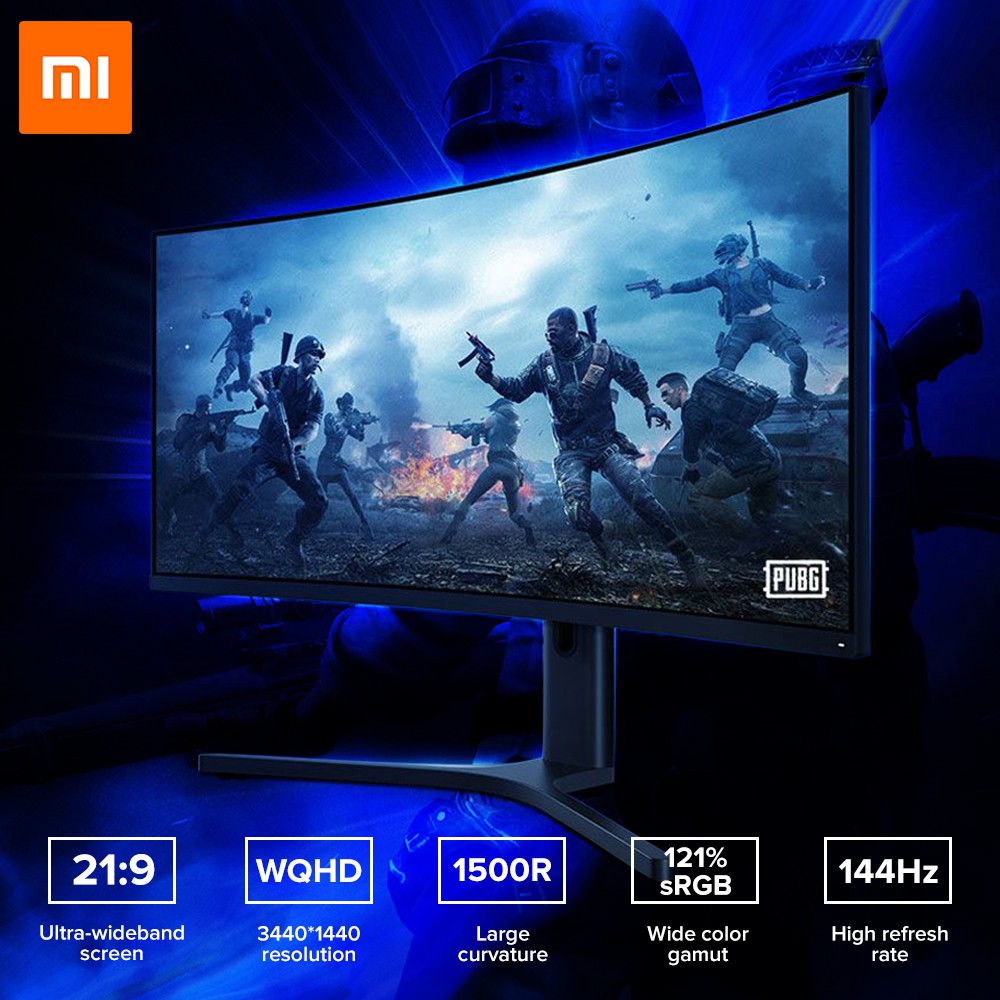 XIAOMI 34 Inch Curved Gaming Monitor 219 UWB Fish Screen 3440*1440