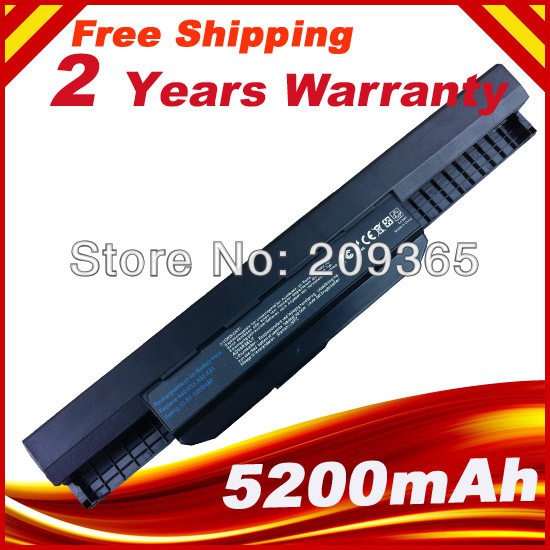 Laptop battery for ASUS K53 K53B K53BR K53BY K53E K53S K53SC K53T K53TA