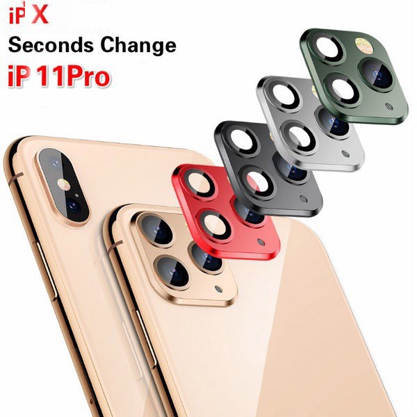 Luxury Sticker For iPhone X XS MAX XR 11 12 Seconds Change To 11 PRO